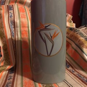 Otagiri Curtis Swann porcelain vase bird of paradise